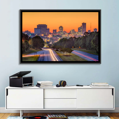 Jackson Downtown Skyline Wall Art