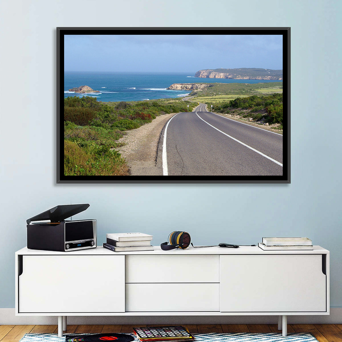 Inneston Coastal Road Wall Art