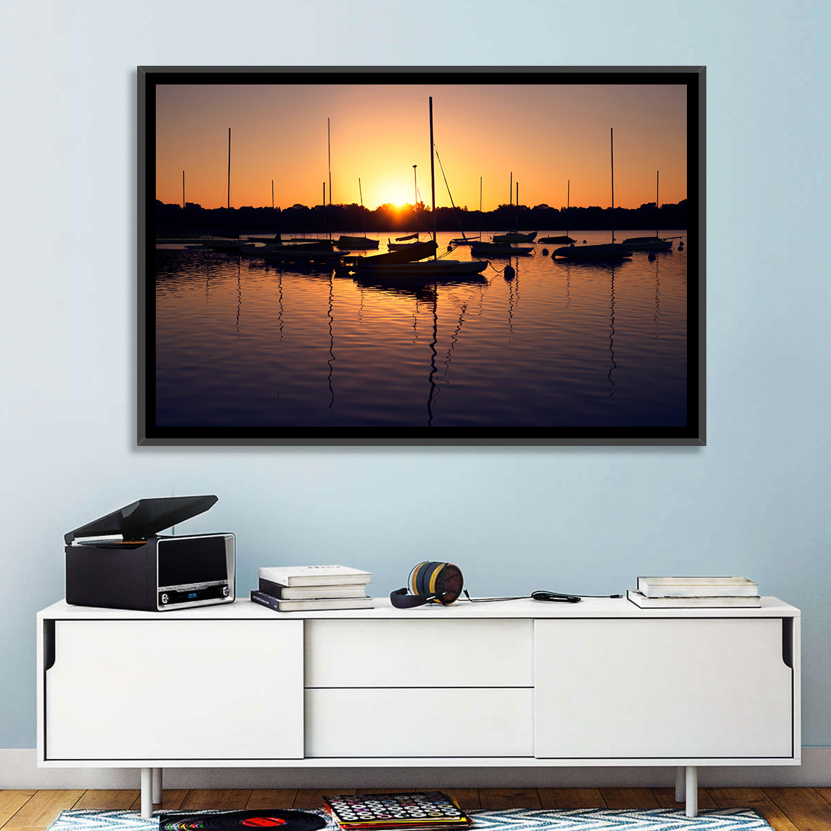 Lake Harriet Golden Sunrise Wall Art