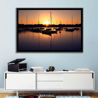 Lake Harriet Golden Sunrise Wall Art