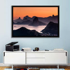 Sugarloaf and Corcovado at Sunset Wall Art