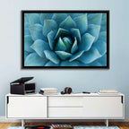 Spiral Agave Macro Wall Art