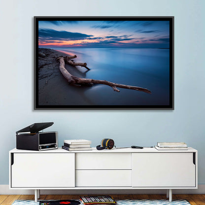 Calm Seascape at Dusk Wall Art