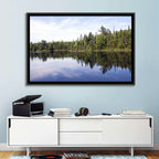 Peck Lake Shoreline Reflection Wall Art