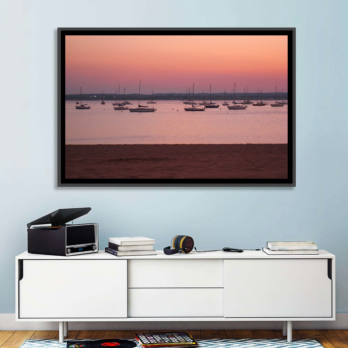 East Haven Beach Sunset Wall Art