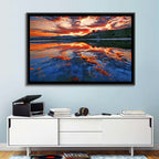 Kunming Lake Sunset, Summer Palace Wall Art