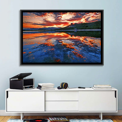 Kunming Lake Sunset, Summer Palace Wall Art