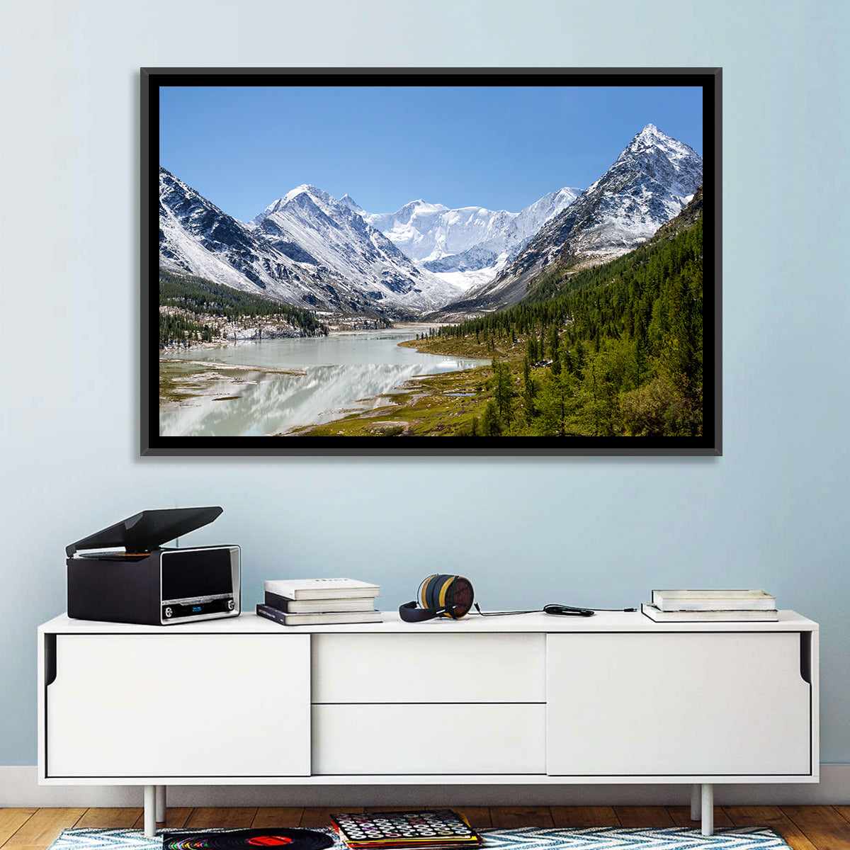 Akkem Lake Reflection Wall Art