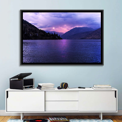 Lake Chelan Violet Sunset Wall Art