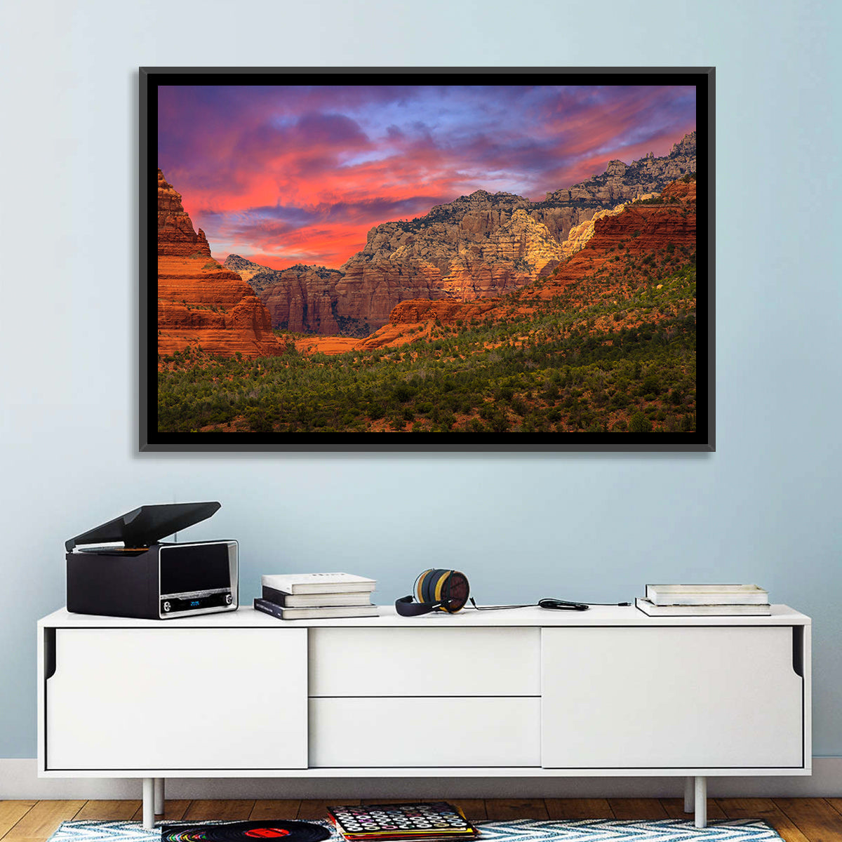 Sedona Red Rocks Sunrise Wall Art
