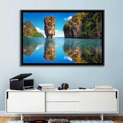 Ko Tapu Limestone Stack, Phang Nga Wall Art