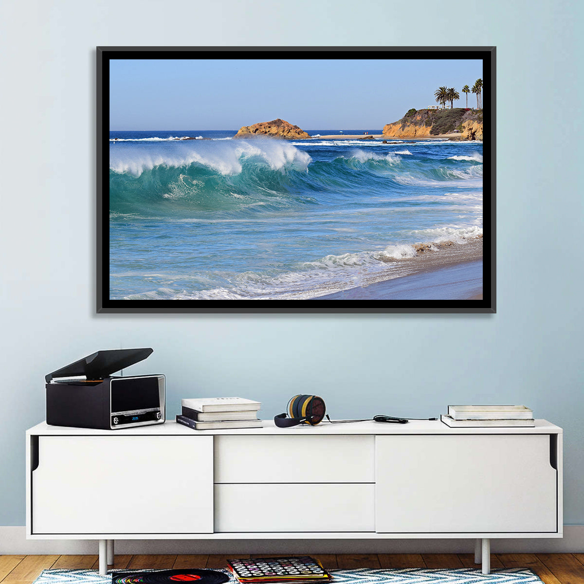 South Laguna Beach Wall Art in a room, landscape