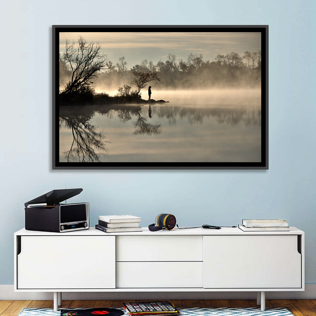 Centennial Lake Mist Wall Art