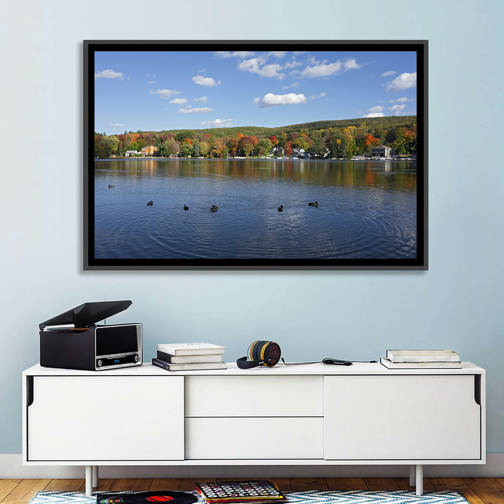 Greenwood Lake Autumn Landscape Wall Art