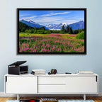 Juneau Meadow with Mendenhall Glacier Wall Art