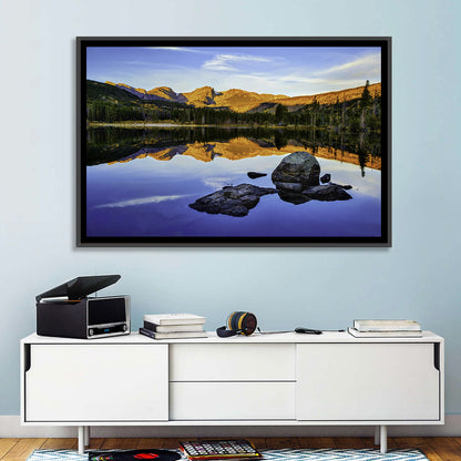 Sprague Lake Sunrise Reflection Wall Art