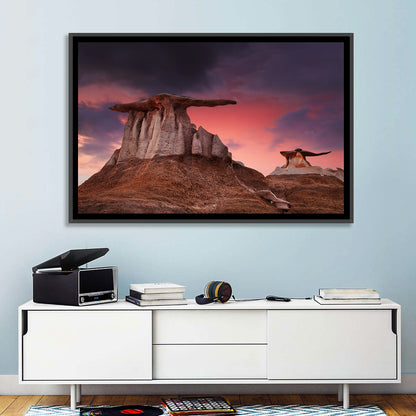 Wings Formation, Bisti Hoodoos Wall Art