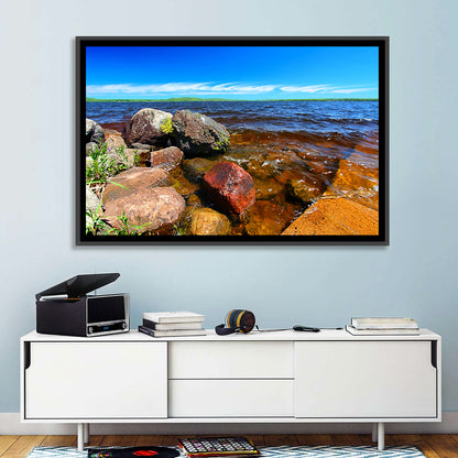 Lake Gogebic Rocky Shoreline Wall Art