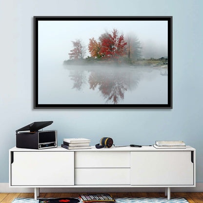Autumn Morning at Crystal Lake Wall Art