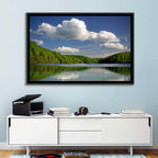 Plitvice Forest Lake Scene Wall Art