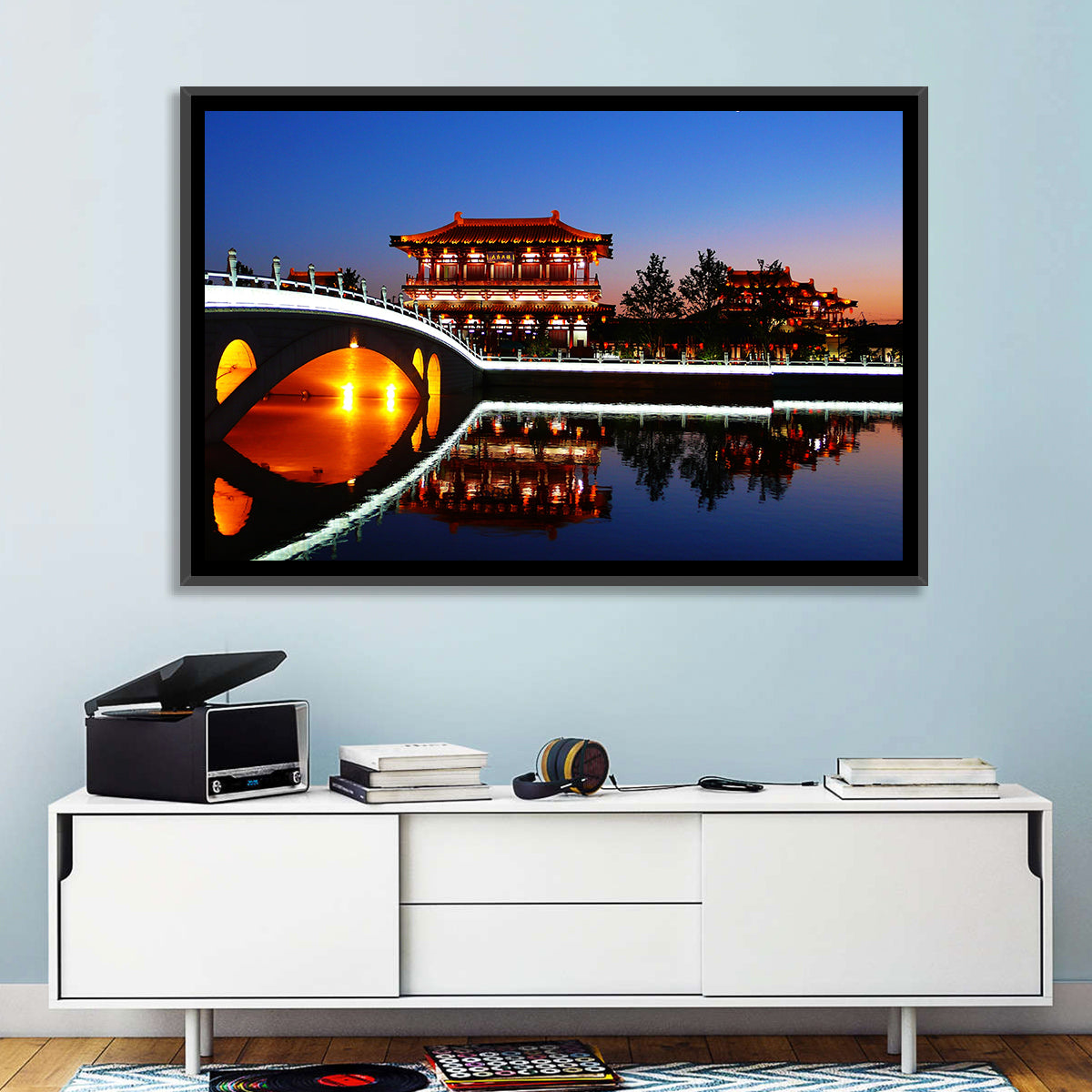 Tang Paradise Nightscape Wall Art