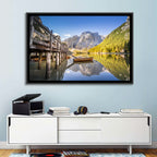 Lago Di Braies Pier Wall Art