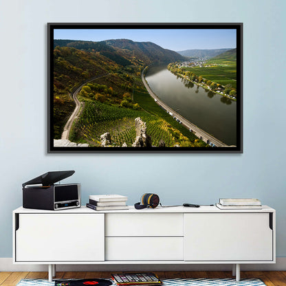 Mosel Valley at Bremm, Germany Wall Art