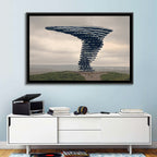 Singing Ringing Tree on Grassy Hill Wall Art