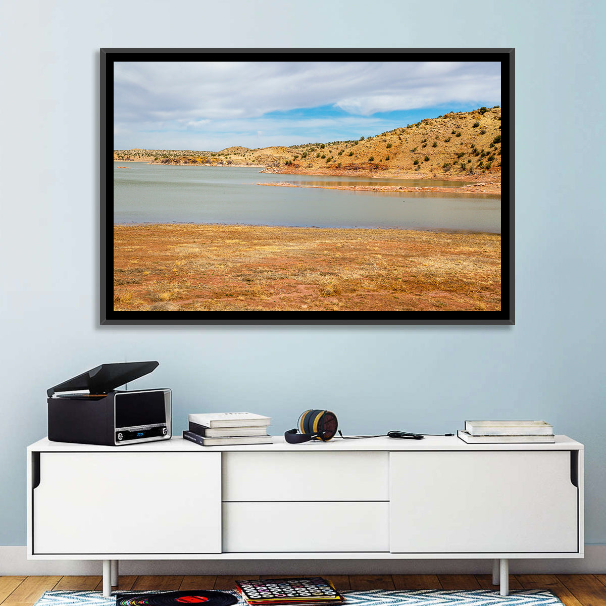 Lyman Lake Arizona Wall Art in a room, landscape