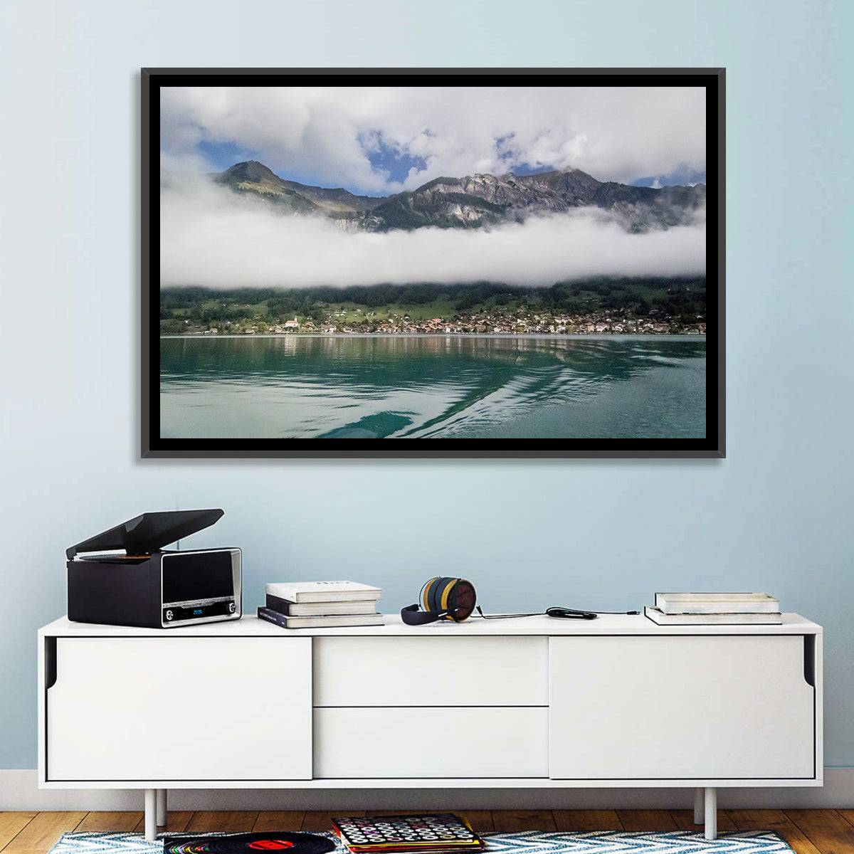 Lake Brienz Reflection Wall Art