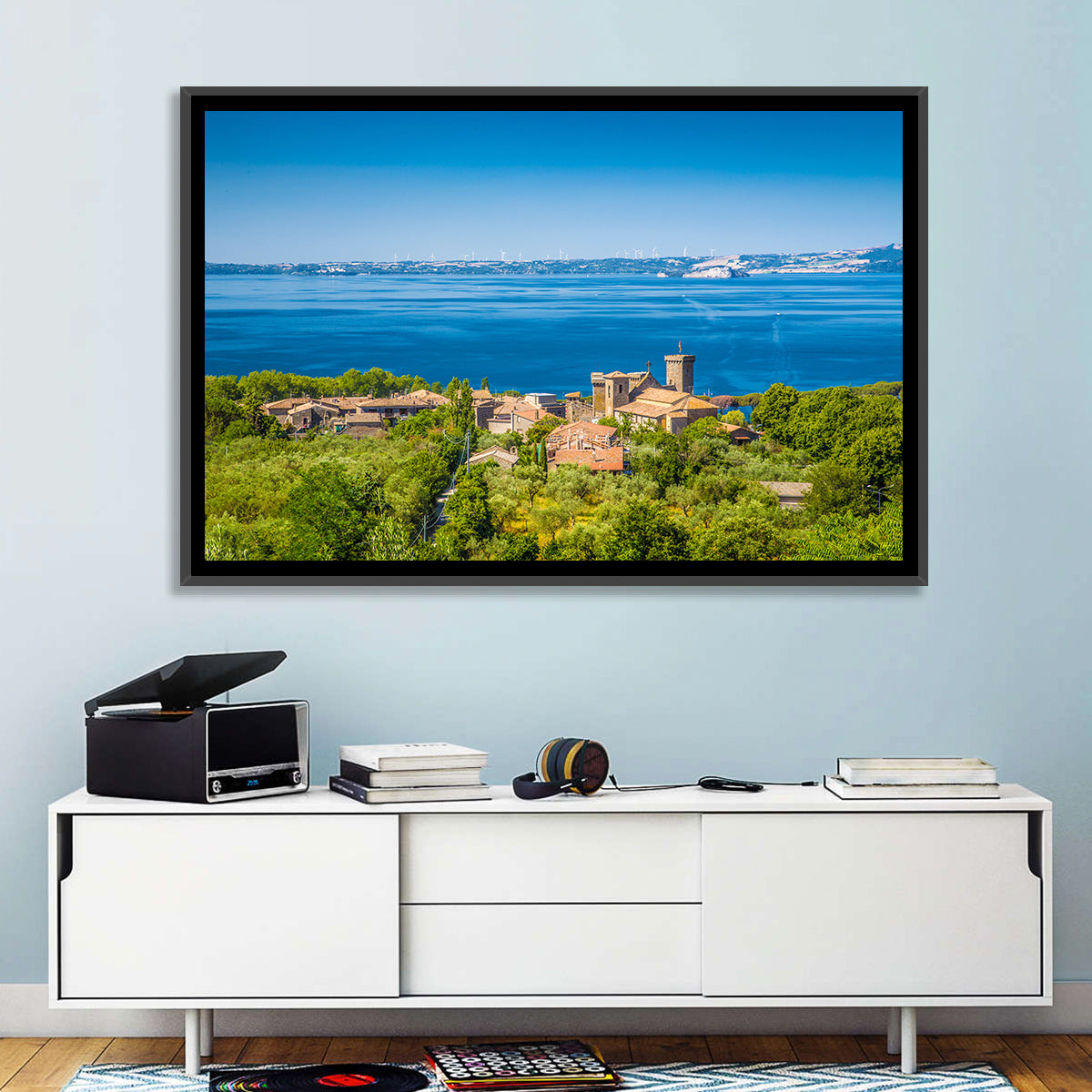 Bolsena Village Overlook Wall Art