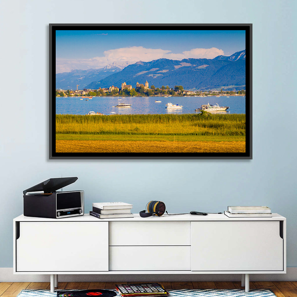 Rapperswil Castle Over Lake Zurich Wall Art