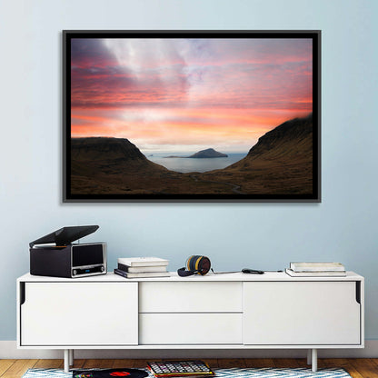 Klakkur Dusk Over Kalsoy Wall Art