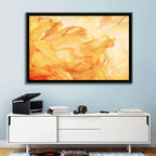 Golden Waving Cloth Abstract Wall Art