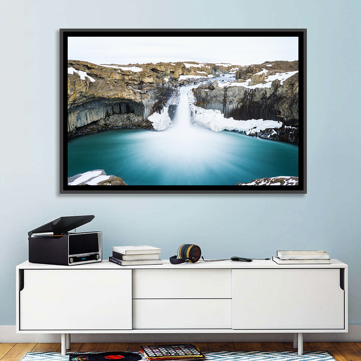 Aldeyjarfoss Basalt Waterfall Wall Art