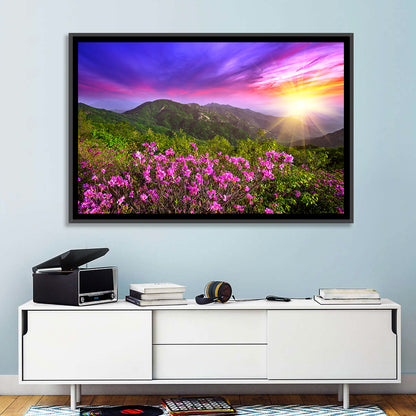 Hwangmaesan Mountain Sunset Wall Art