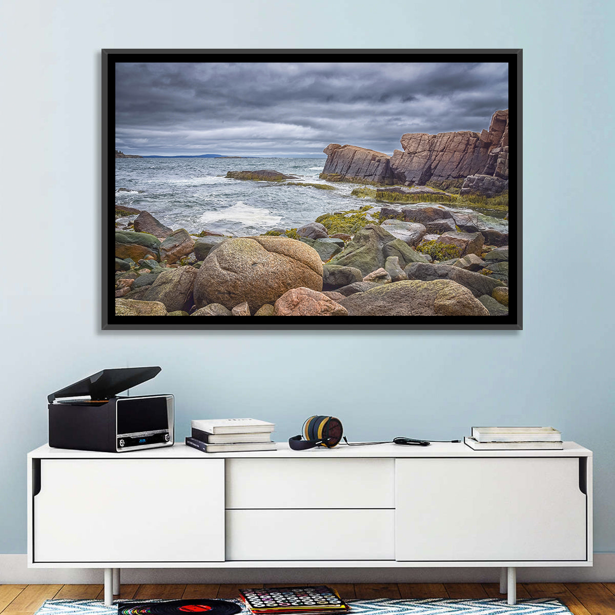 Bar Harbor Rocky Coastline Wall Art