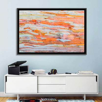 Abstract Eucalyptus Bark Layers Wall Art