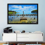 Big Bay De Noc Garden View Wall Art