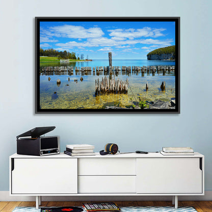 Big Bay De Noc Garden View Wall Art