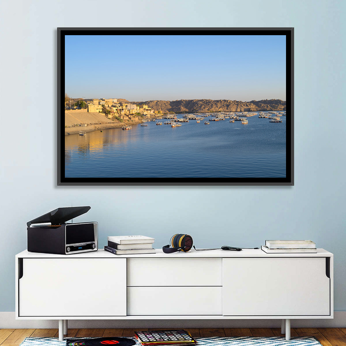 Lake Nasser Harbor View Wall Art