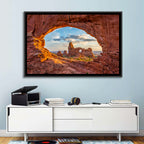 Turret Arch Through North Window Wall Art
