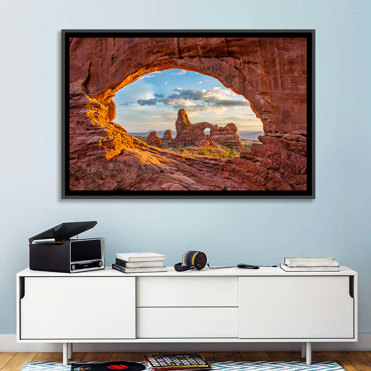 Turret Arch Through North Window Wall Art