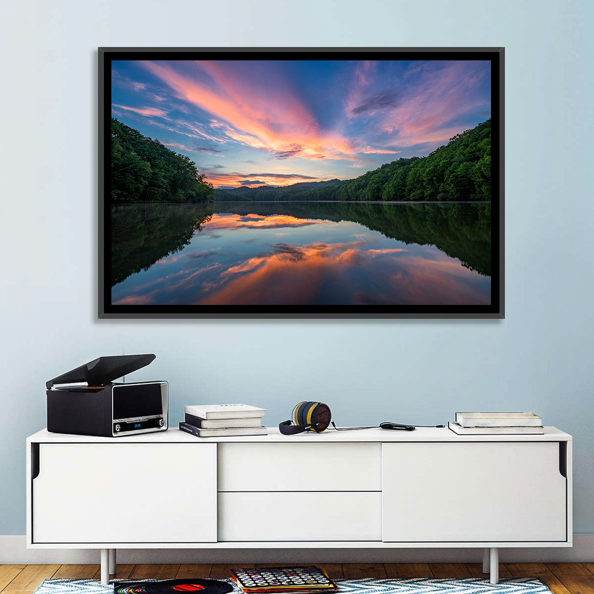 Appalachian Lake Sunset Wall Art