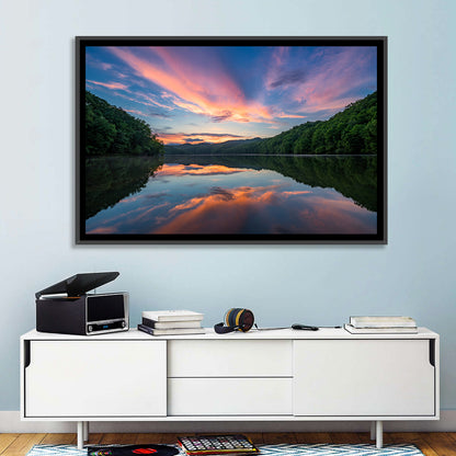 Appalachian Lake Sunset Wall Art