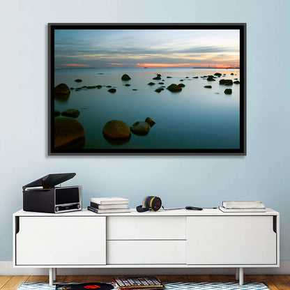 Baltic Sea at Twilight Wall Art