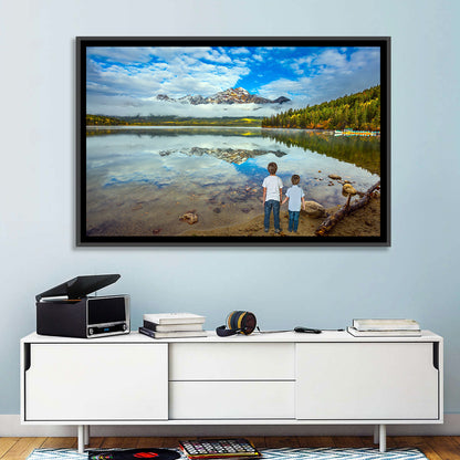 Pyramid Lake Reflection Wall Art