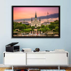 Jackson Square at Dusk Wall Art