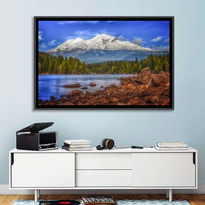 Mount Shasta Over Lake Siskiyou Wall Art
