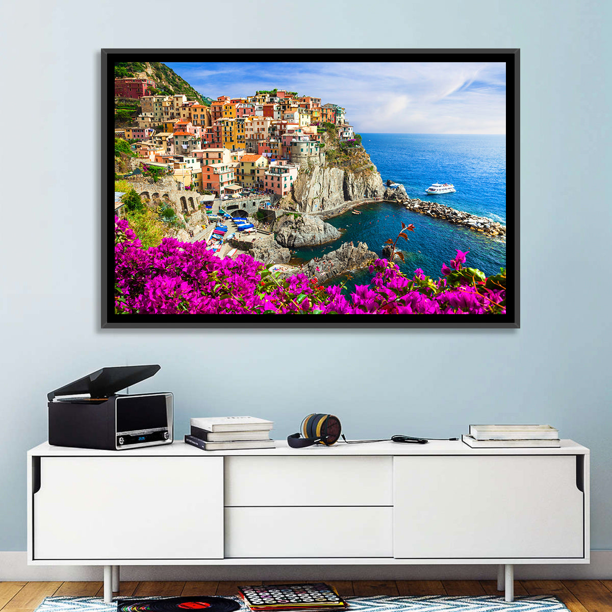 Manarola Cliffside Village Wall Art